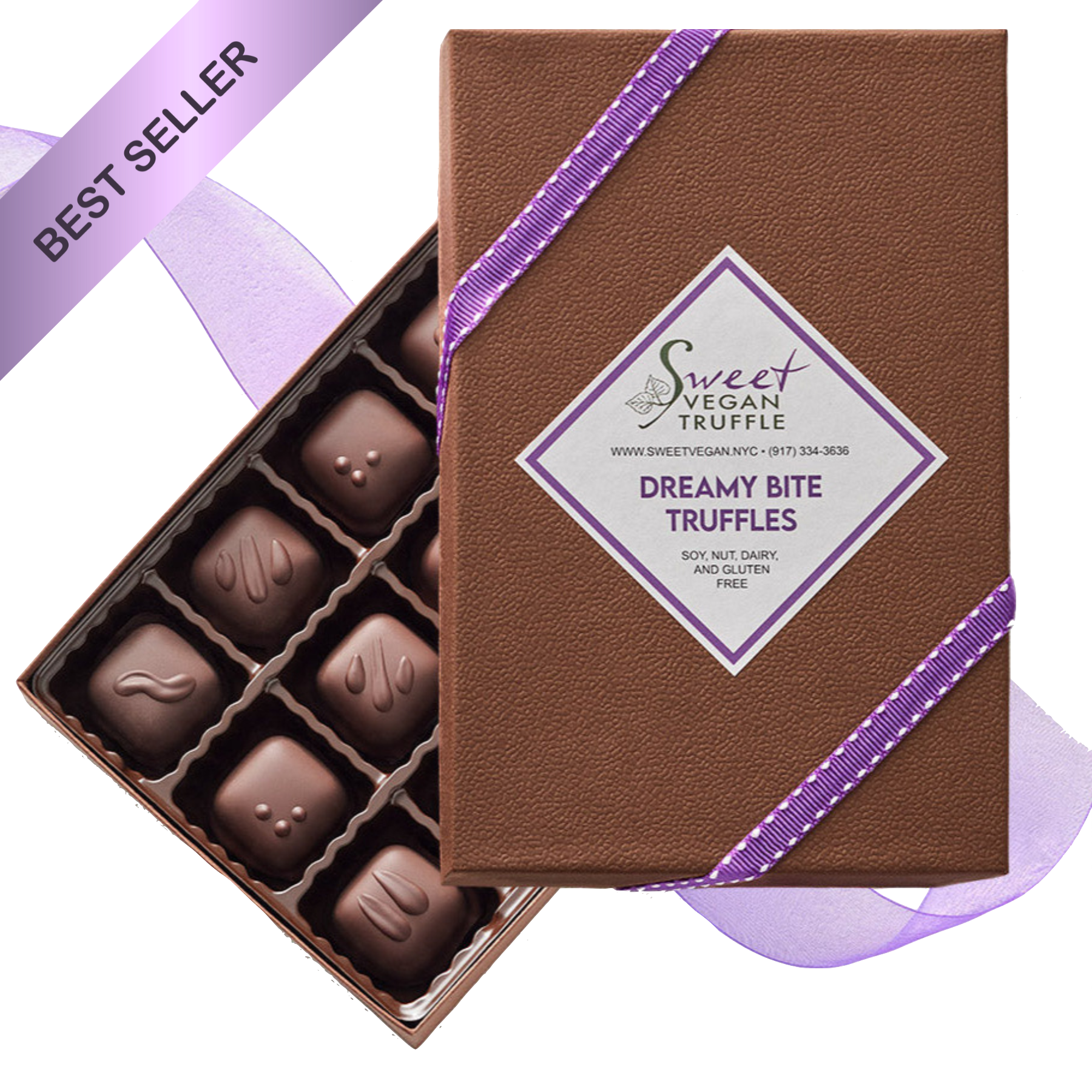 Vegan Chocolate Truffles 15pc Gift Box – Sweet Vegan – Sweet Vegan