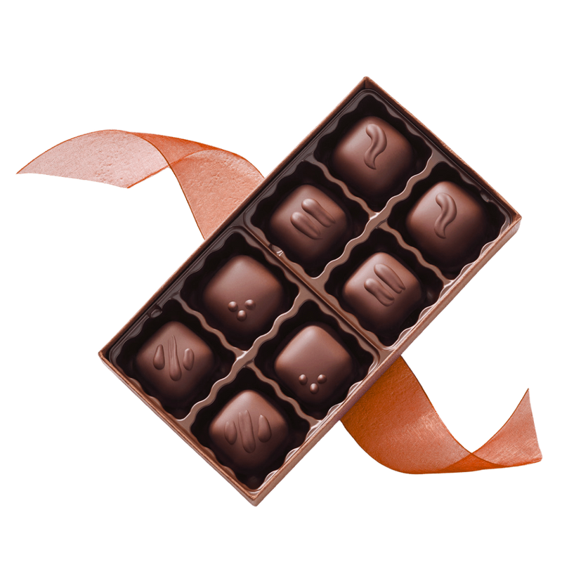 Delight Vegan Chocolate Truffles 8-PC Gift Box
