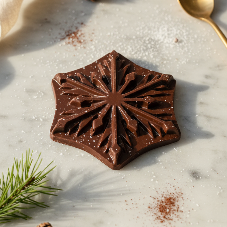 Chocolate Snowflake Ornaments
