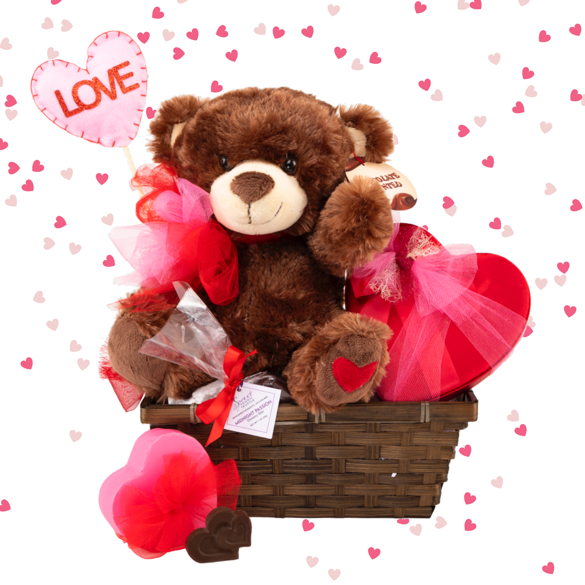 Sweet Heart's Delight Basket
