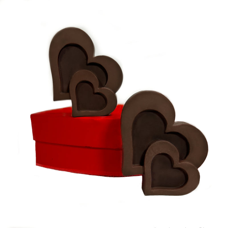 Hearts Noir Vegan Chocolates