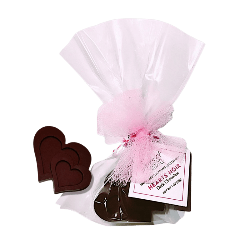 Hearts Noir Vegan Chocolates