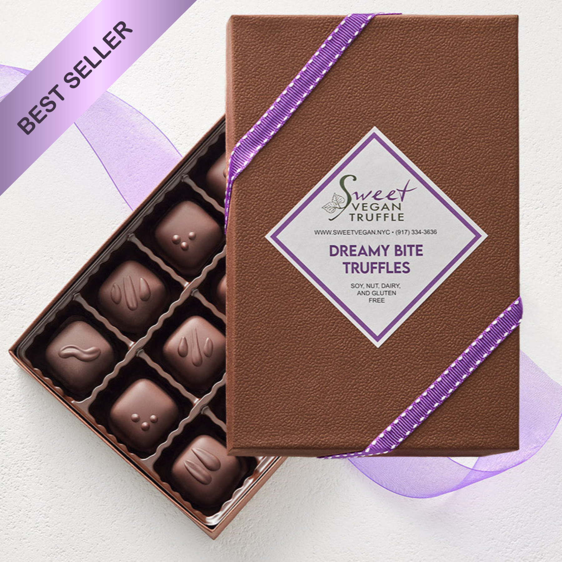 Indulgence Vegan Chocolate Truffles 15-PC Gift Box
