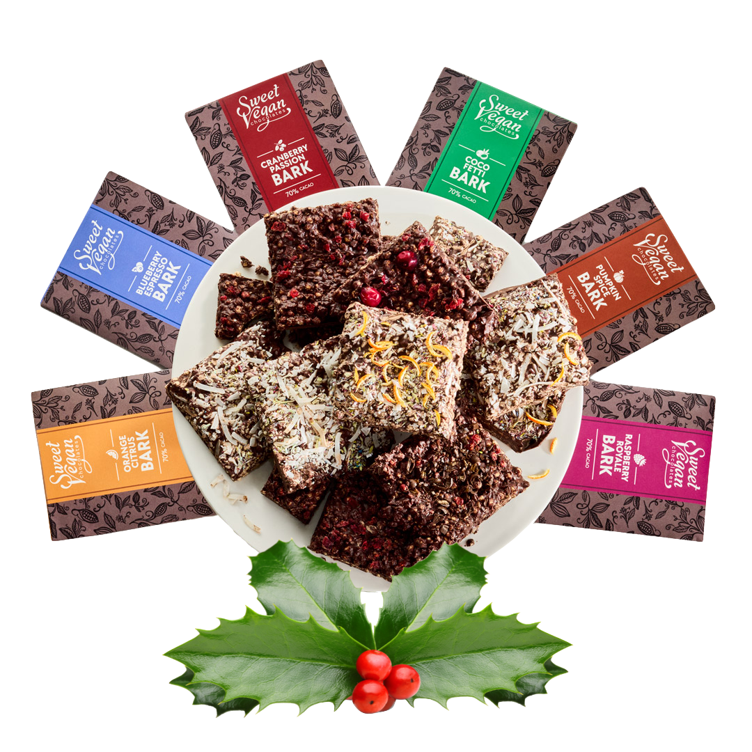 Vegan Chocolate Bark- Stocking Stuffers