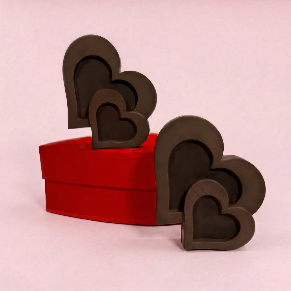 Hearts Noir Vegan Chocolates
